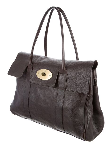 authentic mulberry leather bag.